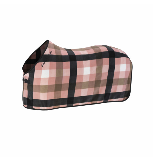ESKADRON FLEECE CHECK HORSE SWEAT RUG PLATINUM