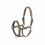 Eskadron ESKADRON FAUX LEATHER DOUBLE PIN HEADCOLLAR PLATINUM