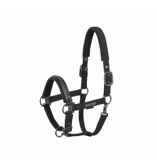 ESKADRON SOFTSHELL PEARLS DOUBLE PIN HEADCOLLAR PLATINUM