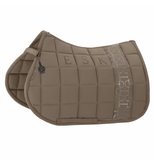 ESKADRON BIG SQUARE SOFTSHELL RIDING SADDLE PAD PLATINUM