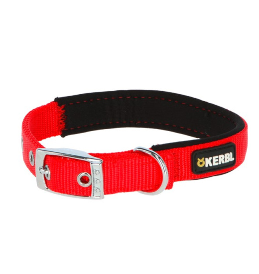 KERBL COLLAR FOR DOG MIAMI PLUS RED 33-39 CM