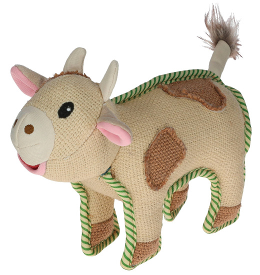KERBL DOG TOY COW MUUHLI WITH SQUEAKER 29 CM