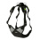 KERBL DOG HARNESS PULSIVE BLACK WITH REFLECTIVE STRIPS 56-74 CM