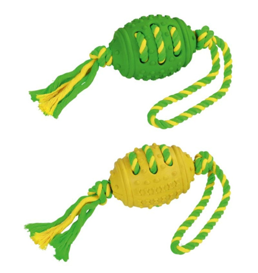 KERBL DOG TOY BALL ON A ROPE