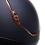 Samshield SAMSHIELD MISS SHIELD 2.0 / CRYSTAL FABRIC ROSE GOLD BLAZON FRONTAL / ROSE GOLD CHROME / BLACK HELMET