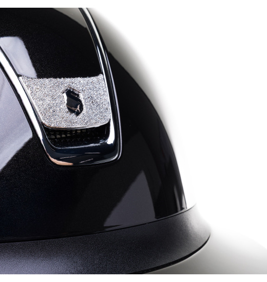 Samshield SAMSHIELD MISS SHIELD 2.0 GLOSSY / CRYSTAL FABRIC SILVER BLAZON / CHROME / CZARNY