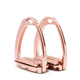 TECH STIRRUPS STRZEMIONA JEŹDZIECKIE Z AMORTYZACJĄ VENICE PLUS EVO SWAROVSKI