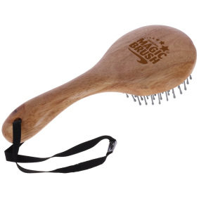 MAGIC BRUSH WOODEN BRUSH FOR HORSE MANE AND TAIL 22 CM
