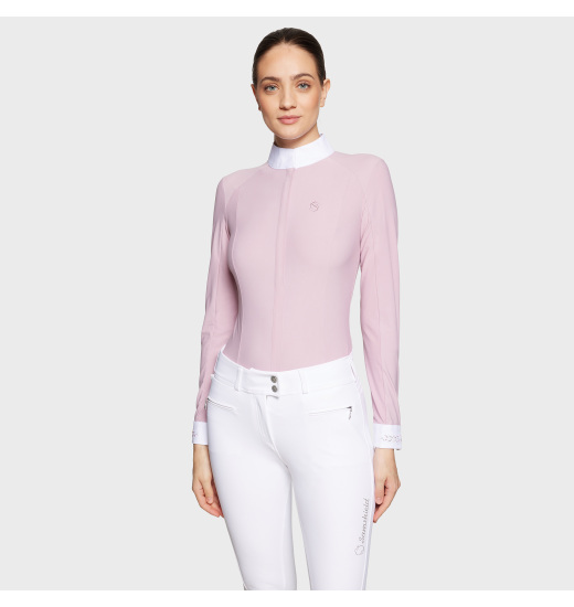 Samshield SAMSHIELD ALINE CRYSTAL KONKURSOWA KOSZULA JEŹDZIECKA DAMSKA