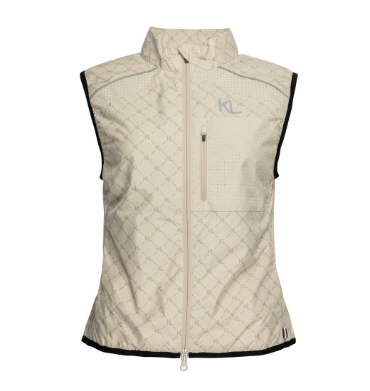 Kingsland KINGSLAND JEAN LADIES' EQUESTRIAN WARM UP BODYWARMER BEIGE