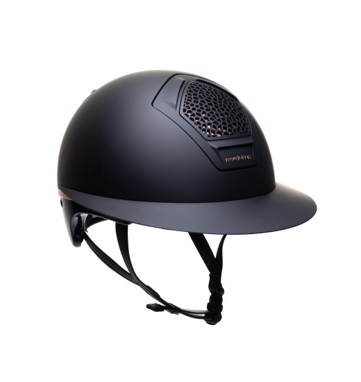 Freejump FREEJUMP VORONOI EQUESTRIAN HELMET MATTE WITH WIDE VISOR ROSE GOLD