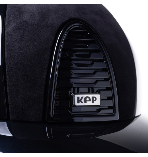 KEP Italia KEP ITALIA CROMO 2.0 POLISH RIDING HELMETS SUEDE FRONT / BEIGE CHIN BLACK