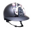 KEP Italia KEP ITALIA CROMO 2.0 TEXTILE KASK JEŹDZIECKI PEGASUS INSERTS/CRYSTALS SILVER NIGHT SZARY