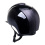 KEP ITALIA CROMO 2.0 POLISH SNAKE MATT FRONT REAR BLACK RIDING HELMET