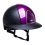 KEP Italia KEP ITALIA CROMO 2.0 TEXTILE METAL VIOLA/SWAROVSKI AMETIST BLACK EQUESTRIAN HELMET