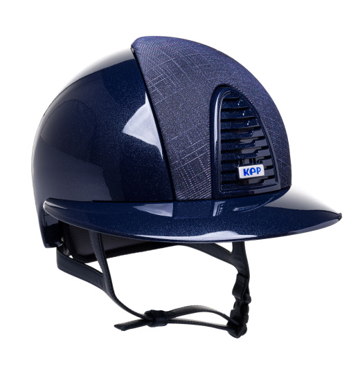 KEP Italia KEP ITALIA CROMO 2.0 DIAMOND GALASSIA DB/DARK BLUE STRAP/METAL BLUE LOGO NAVY HELMET