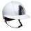 KEP Italia KEP ITALIA CROMO 2.0 POLISH CUBICATO TWIST STRIPE WHITE RIDING HELMET