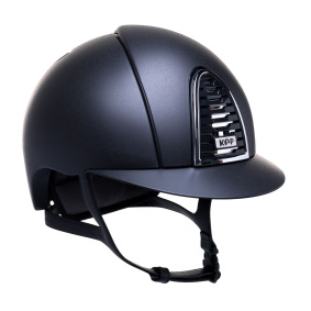 KEP ITALIA CROMO 2.0 TEXTURED KASK JEŹDZIECKI CZARNY