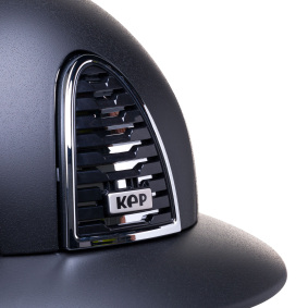 KEP ITALIA CROMO 2.0 TEXTURED KASK JEŹDZIECKI POLO VISOR CZARNY