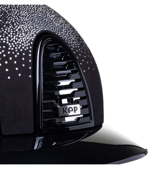 KEP Italia KEP ITALIA CROMO 2.0 POLISH KASK SUEDE BLACK NEBULA SILVER/MIRROR SILVER/POLO VISOR CZARNY