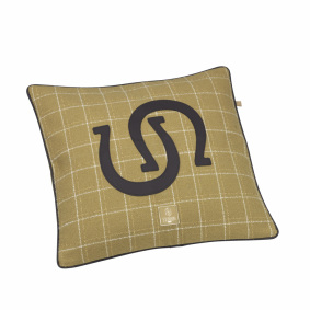 ESKADRON BOUCLÉ POSZEWKA NA PODUSZKĘ Z MOTYWEM JEŹDZIECKIM HERITAGE