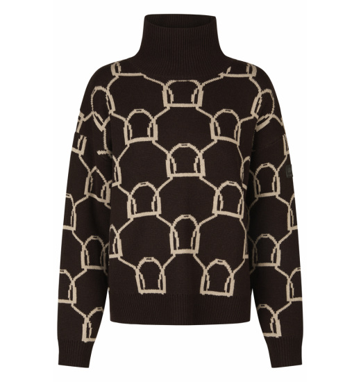 Eskadron ESKADRON KNIT JUMPER WITH EQUESTRIAN PRINT HERITAGE