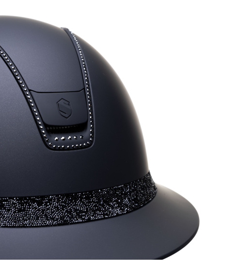 Samshield SAMSHIELD MISS SHIELD 2.0 SHADOWMATT/SPARKLING ULTRA FINE ROCK/MATT FRAME/300 SWARO/BLACK HELMET