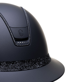 SAMSHIELD MISS SHIELD 2.0 SHADOWMATT/SPARKLING ULTRA FINE ROCK/MATT FRAME/300 SWARO/BLACK HELMET