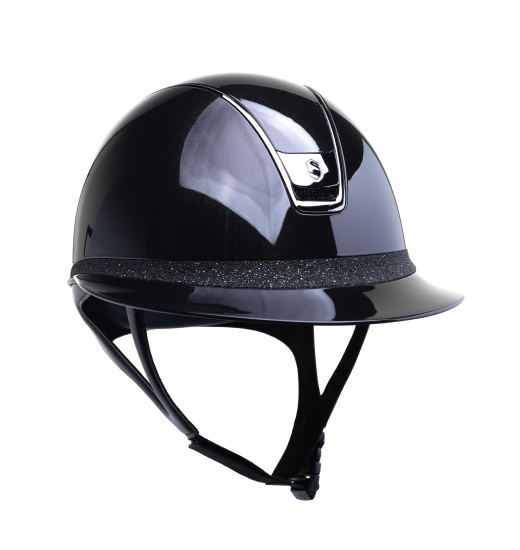 Samshield SAMSHIELD KASK MISS SHIELD 2.0 SHADOWGLOSSY / SHINY CRYSTAL FABRIC / BLACK SHINE FRAME / CZARNY