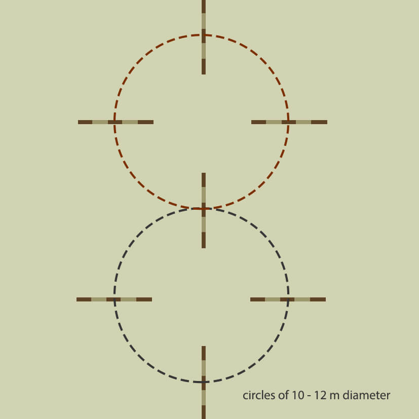 Poles on the figure of eight