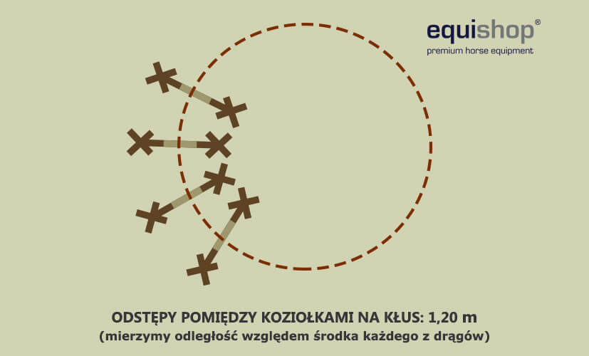 odstępy na klus - koło1