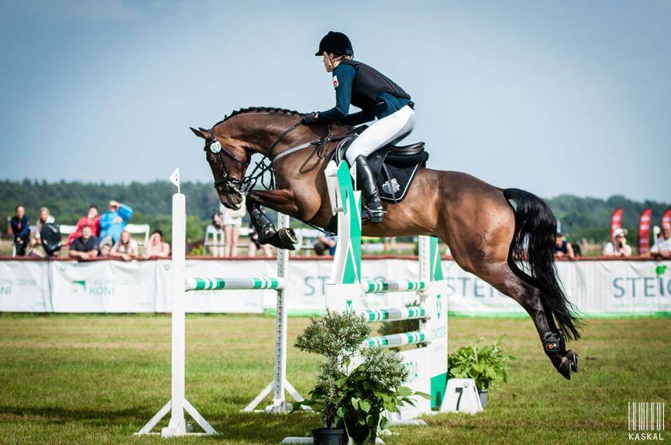 Gosia i Sir Scotty podczas Mistrzostw Polski Juniorów