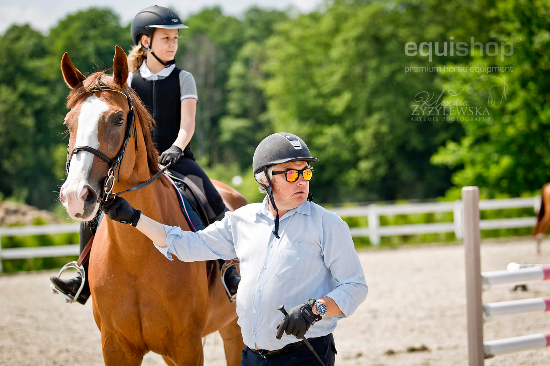 Grzegorz Kubiak podczas treningu equishop