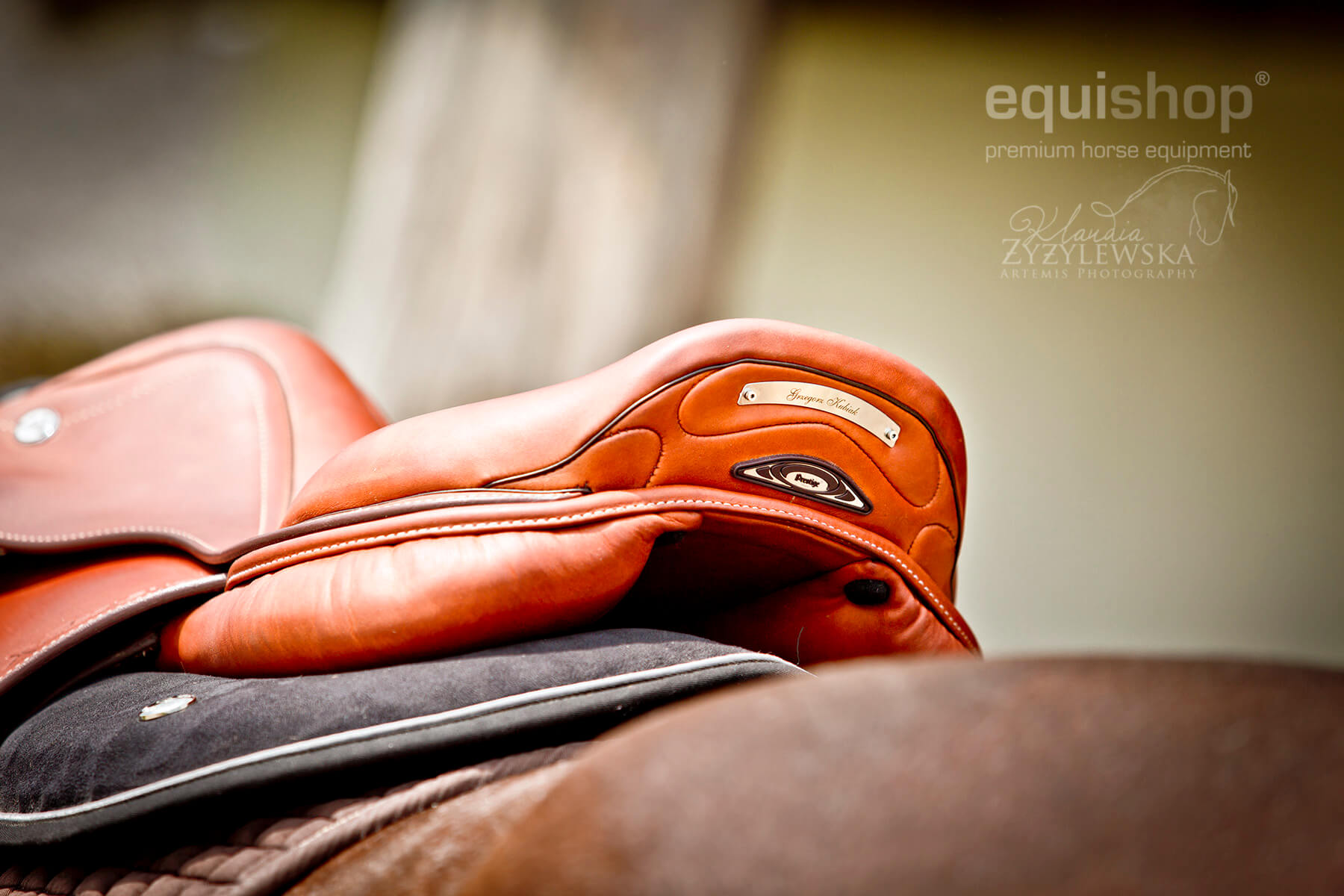 Grzegorz Kubiak i siodło Prestige X-perience Lux