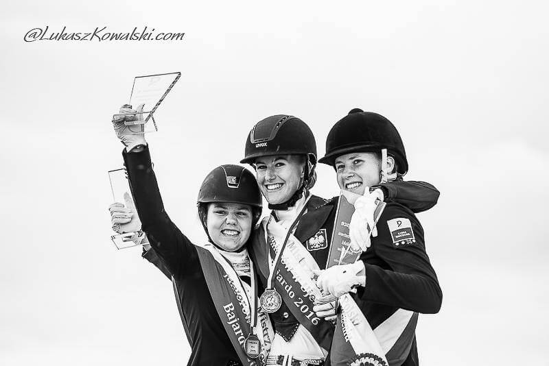 Podium Juniorów MP 2016