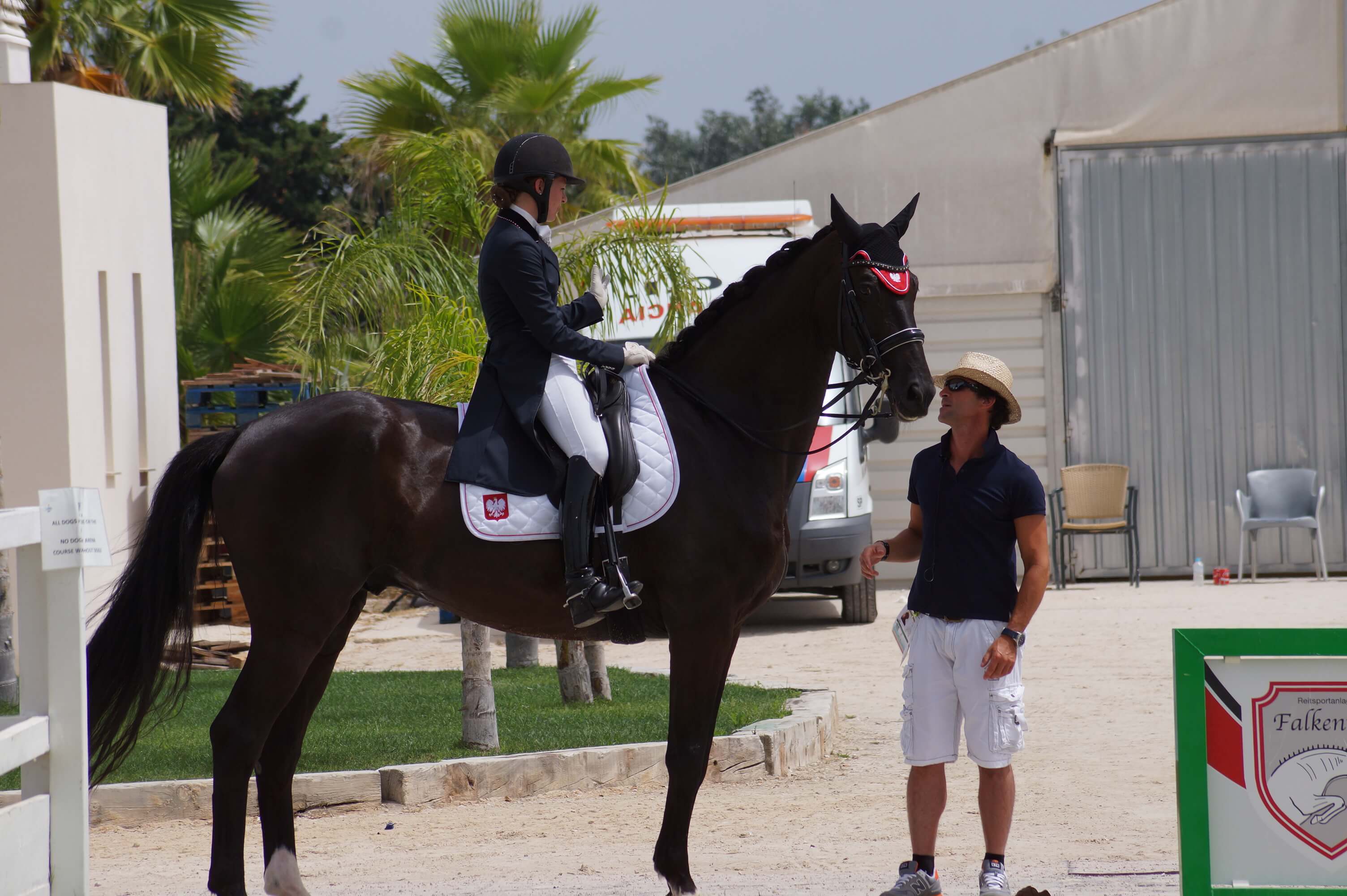 Joanna Tragarz i trener Marc