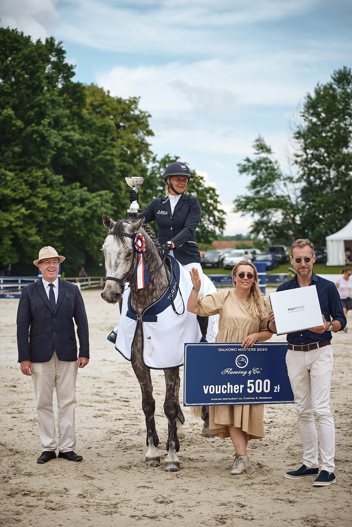 Piotr Kraśko oraz Karolina Ferenstein - zawody jeździeckie w Gałkowie