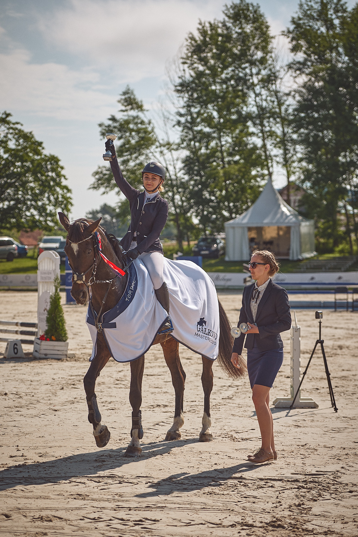 Upadek z konia podczas Gałkowo Sharp Masters