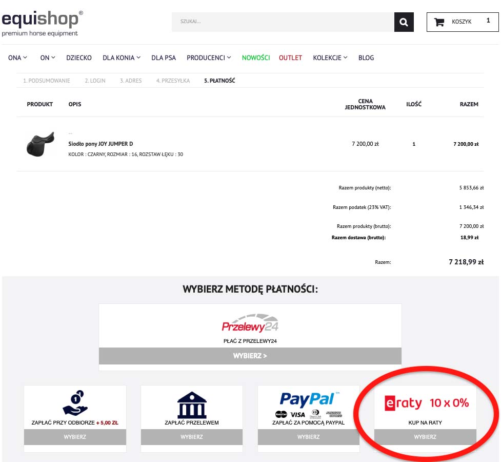 Metoda płatności w Santander