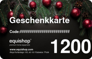  Geschenkkarte mit Christbaumkugeln